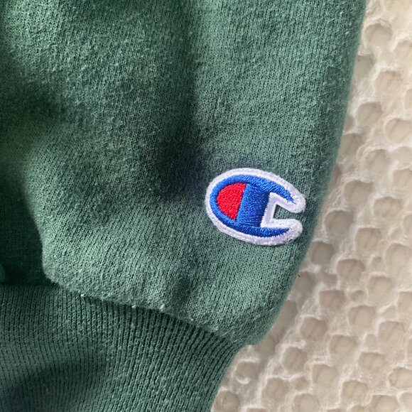 Champion Andrews Hockey Rink Rat Hoodie green size small - Picture 4 of 5